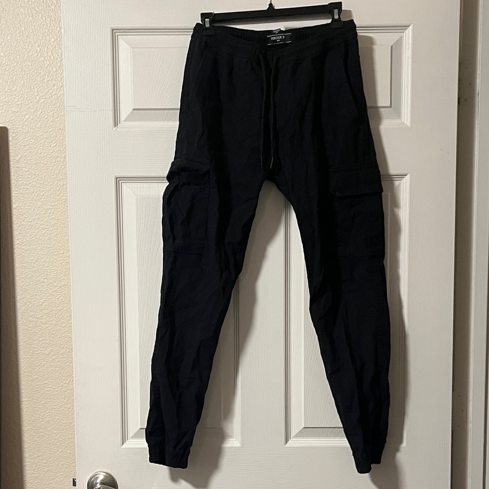 Men's Black Cargo Pants